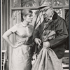 Nancy Olson and Frank Merlin in the stage production Send Me No Flowers