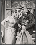 Nancy Olson and Frank Merlin in the stage production Send Me No Flowers