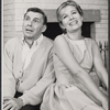 David Wayne and Nancy Olson in the stage production Send Me No Flowers