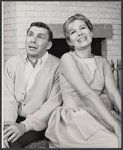 David Wayne and Nancy Olson in the stage production Send Me No Flowers
