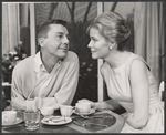 David Wayne and Nancy Olson in the stage production Send Me No Flowers