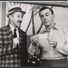 Heywood Hale Broun and David Wayne in the stage production Send Me No Flowers