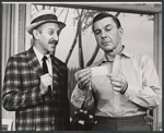 Heywood Hale Broun and David Wayne in the stage production Send Me No Flowers