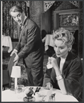 Eric Portman and Margaret Leighton in the stage production Separate Tables