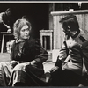 Jeanne Hepple and Terry Lomax in the stage production Serjeant Musgrave's Dance