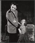 Roy Scheider and Jeanne Hepple in the stage production Serjeant Musgrave's Dance