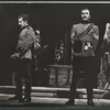 John Colicos and ensemble in the stage production Serjeant Musgrave's Dance