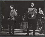 John Colicos and ensemble in the stage production Serjeant Musgrave's Dance