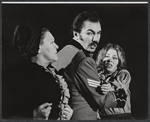 Charlotte Jones, Jeanne Hepple and John Colicos in the stage production Serjeant Musgrave's Dance