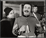 David Doyle, John Colicos and Terry Lomax in the stage production Serjeant Musgrave's Dance