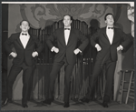 Philip Bruns, Steve Roland and Rex Robbins in the stage production Seven Come Eleven