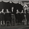 Donna Sanders, Ceil Cabot, Rex Robbins, Philip Bruns, Mary Louise Wilson and Steve Roland in the stage production Seven Come Eleven