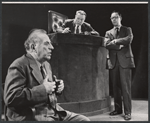 Ed Begley, William Harrigan and Mason Adams in the stage production A Shadow of My Enemy
