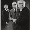 Leon Janney, Mason Adams and Ed Begley in the stage production A Shadow of My Enemy