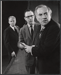 Leon Janney, Mason Adams and Ed Begley in the stage production A Shadow of My Enemy