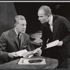 Gene Raymond and Leon Janney in the stage production A Shadow of My Enemy