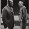 Gene Raymond and Ed Begley in the stage production A Shadow of My Enemy