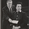 Anne Hegira and unidentified [left] in the stage production A Shadow of My Enemy
