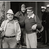 John McGiver, Neil Flanagan, Barnard Hughes and unidentified others in the stage production Sheep on the Runway