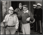 John McGiver, Neil Flanagan, Barnard Hughes and unidentified others in the stage production Sheep on the Runway