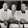 John McGiver, Elizabeth Wilson and Martin Gabel in the stage production Sheep on the Runway