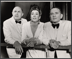 John McGiver, Elizabeth Wilson and Martin Gabel in the stage production Sheep on the Runway