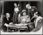 John McGiver, Remak Ramsay, Richard Castellano, Barnard Hughes and Neil Flanagan in the stage production Sheep on the Runway