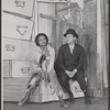 Eartha Kitt and Eddie Bracken in the stage production Shinbone Alley