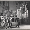 Eartha Kitt and ensemble in the stage production Shinbone Alley