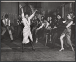 Eartha Kitt and ensemble in the stage production Shinbone Alley