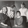 Elinor Miller, Jose Duval, Anita Darian and James Bosotina in the stage production The Shoemaker and the Peddler