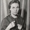 Elinor Miller in the stage production The Shoemaker and the Peddler