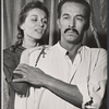 Elinor Miller and Jose Duval in the stage production The Shoemaker and the Peddler