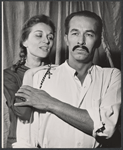 Elinor Miller and Jose Duval in the stage production The Shoemaker and the Peddler