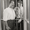 Jose Duval and James Bosotina in the stage production The Shoemaker and Peddler