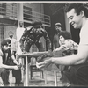 Bimbo, Felipe Torres, Johnny Johnson, Ben Jefferson, Kenny Steward, Tito Goya, Joseph Carberry and unidentified in the stage production Short Eyes