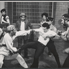 Hollis Barnes, Bimbo, Johnny Johnson, Kenny Steward, Tito Goya, Joseph Carberry, Robert Maroff and Felipe Torres in the stage production Short Eyes