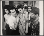 Tito Goya, Joseph Carberry, William Carden, Felipe Torres, Kenny Steward and Ben Jefferson in the stage production Short Eyes