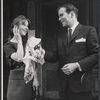 Julie Harris and William Shatner in the stage production A Shot in the Dark