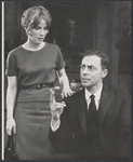Julie Harris and Gene Saks in the stage production A Shot in the Dark