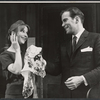 Julie Harris and William Shatner in the stage production A Shot in the Dark