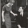 Julie Harris and Gene Saks in the stage production A Shot in the Dark