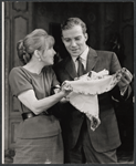 Julie Harris and William Shatner in the stage production A Shot in the Dark