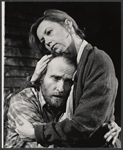 Roberts Blossom and Cathryn Damon in the stage production Siamese Connections