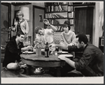 John Alderman, Alice Ghostley, Gabriel Dell, Rita Moreno, and Ben Aliza in the stage production The Sign in Sidney Brustein's 
Window