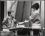 Gabriel Dell and Rita Moreno in the stage production The Sign in Sidney Brustein's Window