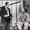 Frank Schofield and Gabriel Dell in the stage production The Sign in Sidney Brustein's Window
