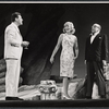 Robert Preston, Eileen Heckart and Cedric Hardwicke in the stage production Too True to Be Good 