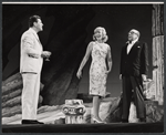 Robert Preston, Eileen Heckart and Cedric Hardwicke in the stage production Too True to Be Good 