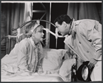 Glynis Johns and Robert Preston in the stage production Too True to Be Good
